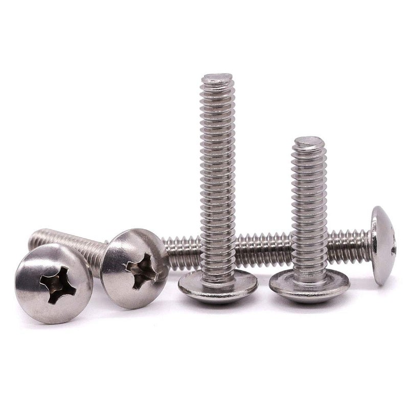 EASTLO 1/4-20 x 1 Truss Head Machine Screws, Phillips Drive, Fully Machine Thread, 18-8 Stainless Steel 304, Bright Finish, Pack of 50 - Image 4